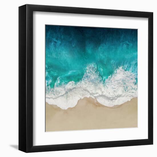 Aqua Ocean Waves IV-Maggie Olsen-Framed Art Print