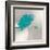 Aqua Platinum Petals I-J.P. Prior-Framed Art Print