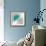 Aqua Platinum Petals I-J.P. Prior-Framed Art Print displayed on a wall