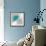 Aqua Platinum Petals I-J.P. Prior-Framed Art Print displayed on a wall