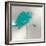 Aqua Platinum Petals I-J.P. Prior-Framed Art Print