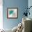 Aqua Platinum Petals I-J.P. Prior-Framed Art Print displayed on a wall