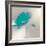 Aqua Platinum Petals I-J.P. Prior-Framed Art Print