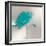 Aqua Platinum Petals I-J.P. Prior-Framed Art Print