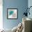 Aqua Platinum Petals I-J.P. Prior-Framed Art Print displayed on a wall