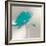 Aqua Platinum Petals I-J.P. Prior-Framed Art Print