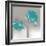 Aqua Platinum Petals II-J^P^ Prior-Framed Art Print