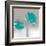 Aqua Platinum Petals II-J^P^ Prior-Framed Art Print