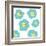 Aqua Pop Flowers-Jan Weiss-Framed Art Print