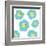 Aqua Pop Flowers-Jan Weiss-Framed Art Print