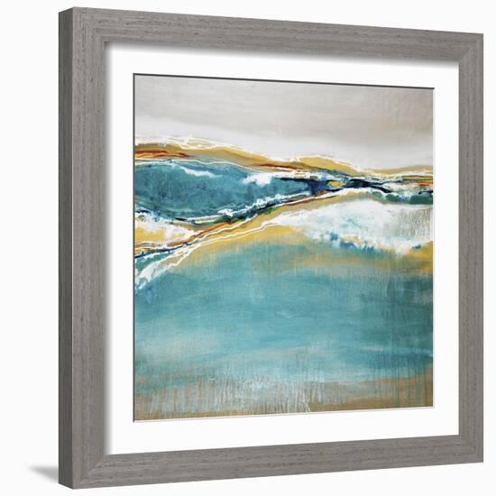 Aqua Quartz-Liz Jardine-Framed Art Print