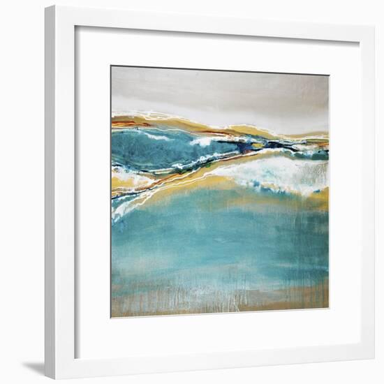 Aqua Quartz-Liz Jardine-Framed Art Print