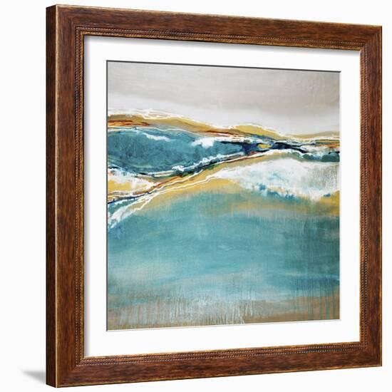 Aqua Quartz-Liz Jardine-Framed Art Print