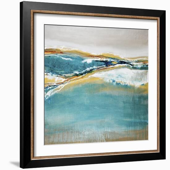 Aqua Quartz-Liz Jardine-Framed Art Print