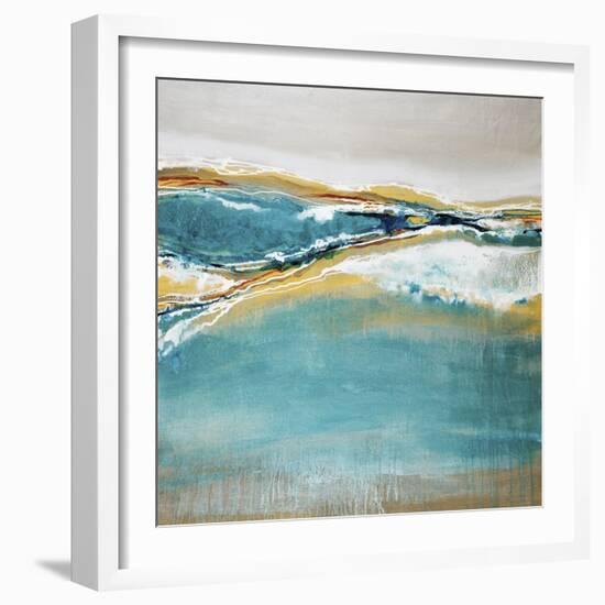 Aqua Quartz-Liz Jardine-Framed Art Print