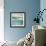 Aqua Quartz-Liz Jardine-Framed Art Print displayed on a wall