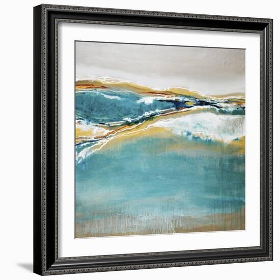 Aqua Quartz-Liz Jardine-Framed Art Print