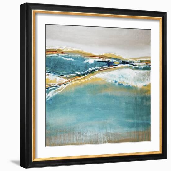 Aqua Quartz-Liz Jardine-Framed Art Print