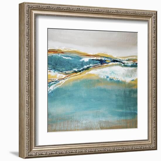 Aqua Quartz-Liz Jardine-Framed Art Print