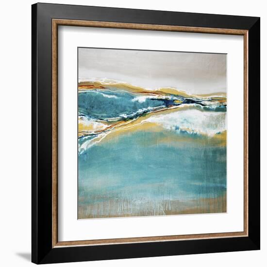 Aqua Quartz-Liz Jardine-Framed Art Print