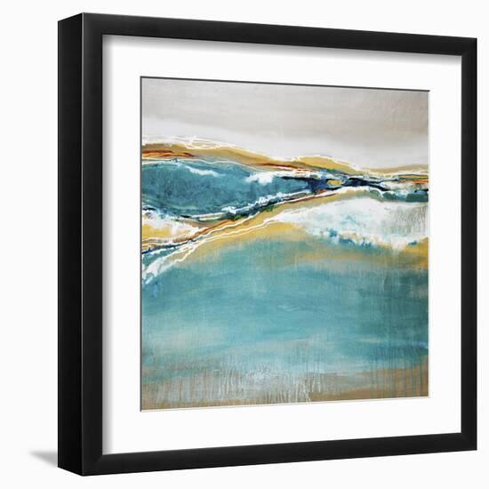 Aqua Quartz-Liz Jardine-Framed Art Print