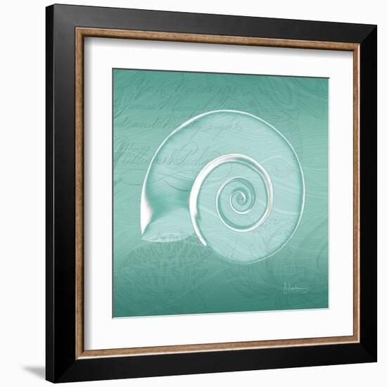 Aqua Ramshorn-Albert Koetsier-Framed Art Print