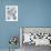 Aqua Rhythmic Reverie I-Emma Peal-Framed Art Print displayed on a wall