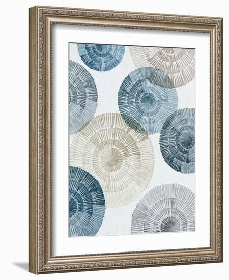 Aqua Rhythmic Reverie II-Emma Peal-Framed Art Print