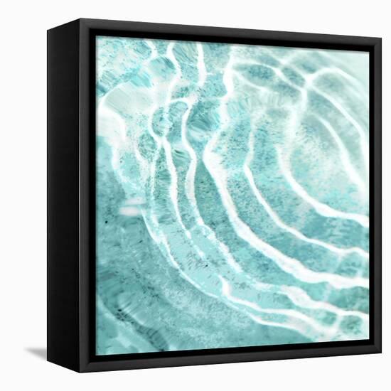 Aqua Ripple Reflection I-Maggie Olsen-Framed Stretched Canvas