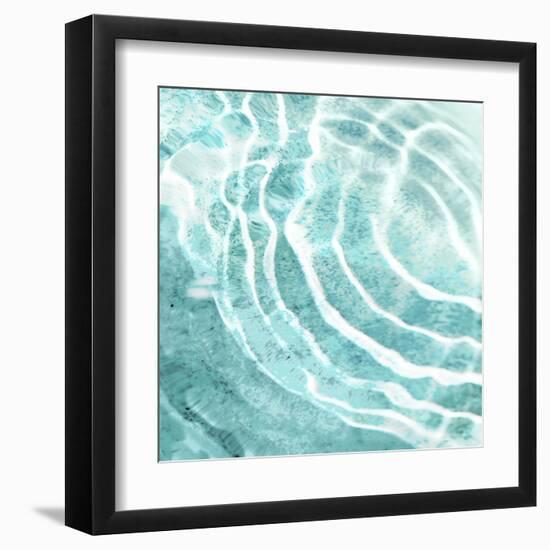 Aqua Ripple Reflection I-Maggie Olsen-Framed Art Print