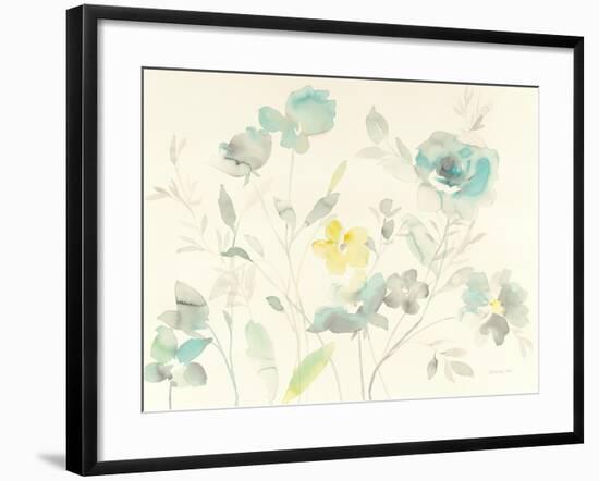 Aqua Roses-Danhui Nai-Framed Art Print