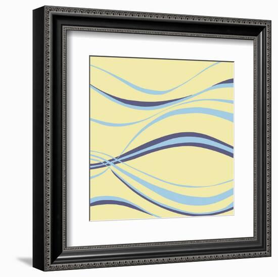 Aqua Samphire-Denise Duplock-Framed Art Print