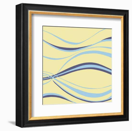 Aqua Samphire-Denise Duplock-Framed Art Print