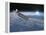 Aqua Satellite Orbiting Earth and Rising Sun-null-Framed Stretched Canvas