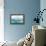 Aqua Sea I-Lila Bramma-Framed Stretched Canvas displayed on a wall