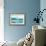 Aqua Sea II-Lila Bramma-Framed Art Print displayed on a wall