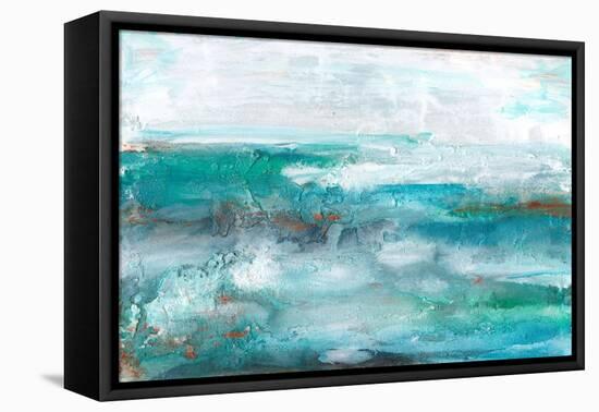 Aqua Sea II-Lila Bramma-Framed Stretched Canvas