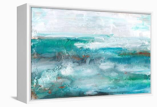 Aqua Sea II-Lila Bramma-Framed Stretched Canvas