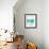 Aqua Sorbet II-J^P^ Prior-Framed Giclee Print displayed on a wall