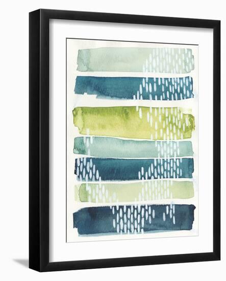 Aqua Streak I-Grace Popp-Framed Premium Giclee Print