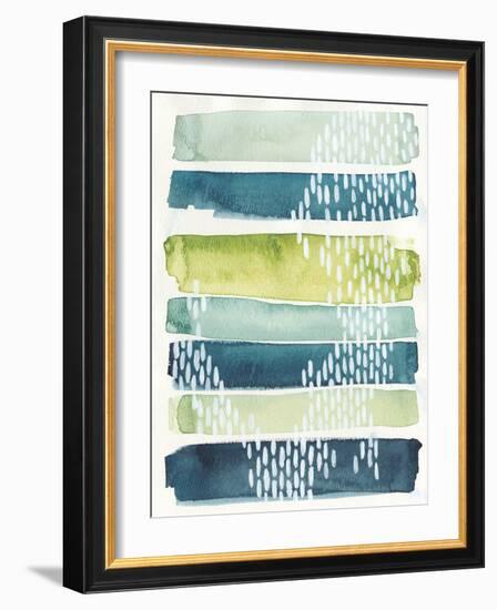 Aqua Streak I-Grace Popp-Framed Premium Giclee Print