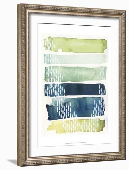 Aqua Streak II-Grace Popp-Framed Art Print