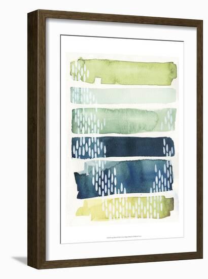 Aqua Streak II-Grace Popp-Framed Art Print