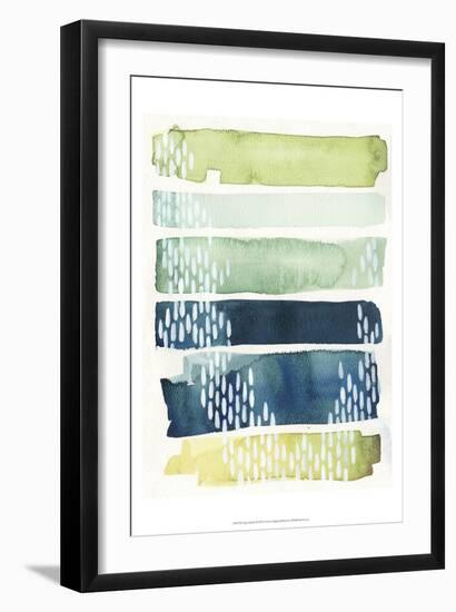 Aqua Streak II-Grace Popp-Framed Art Print