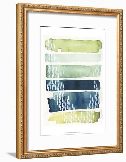 Aqua Streak II-Grace Popp-Framed Art Print