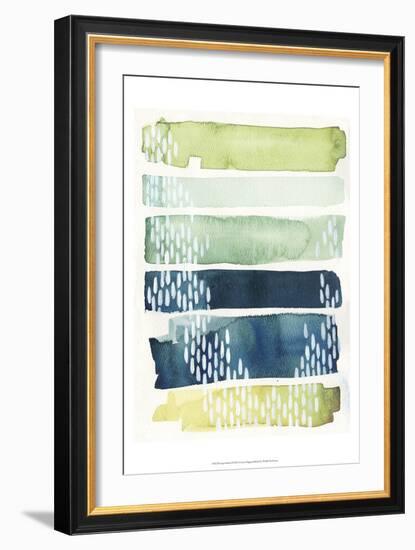 Aqua Streak II-Grace Popp-Framed Art Print