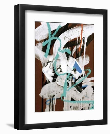 Aqua Tag I-Jenny Kraft-Framed Giclee Print