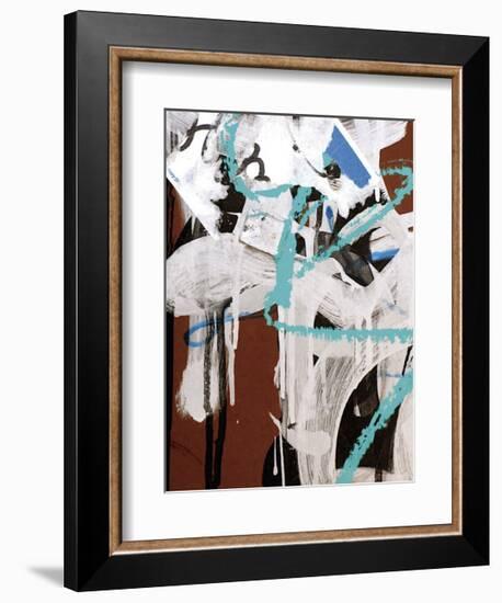 Aqua Tag II-Jenny Kraft-Framed Giclee Print