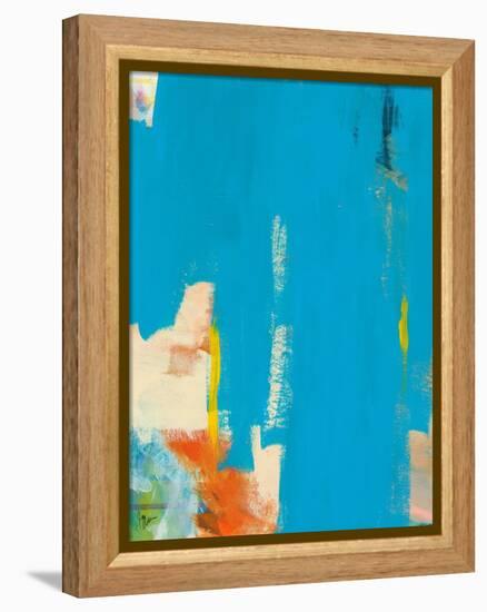 Aqua Tide-Jan Weiss-Framed Stretched Canvas