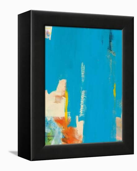 Aqua Tide-Jan Weiss-Framed Stretched Canvas